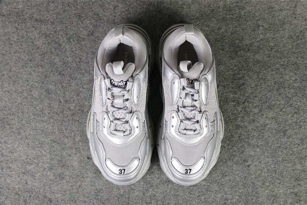 Balenciaga Triple S 'Silver Metallic'